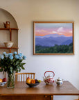 Blue Ridge Mountain Sunset Art Print