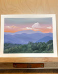 Blue Ridge Mountain Sunset Original Painting