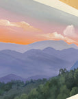 Blue Ridge Mountain Sunset Original Painting