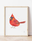 Little Cardinal Art Print