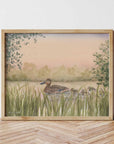 Ducks in the Marsh Art Print