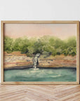 Pirates Cove in Summersville State Park Art Print