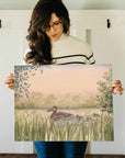 Ducks in the Marsh Art Print