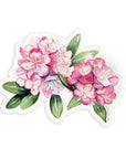 Pink Rhododendron Sticker