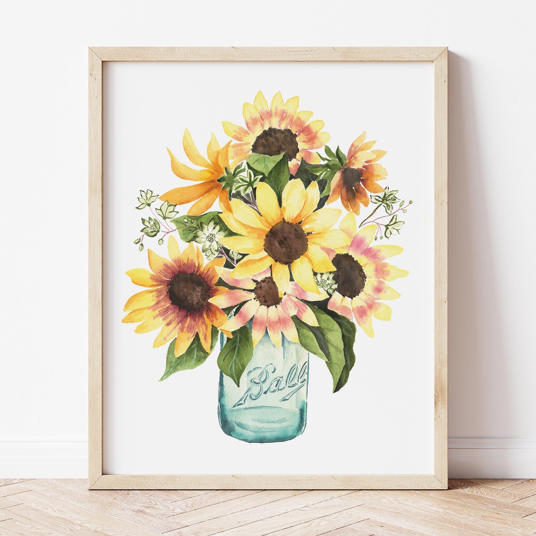 Sunflowers for Lauren Art Print