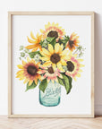 Sunflowers for Lauren Art Print