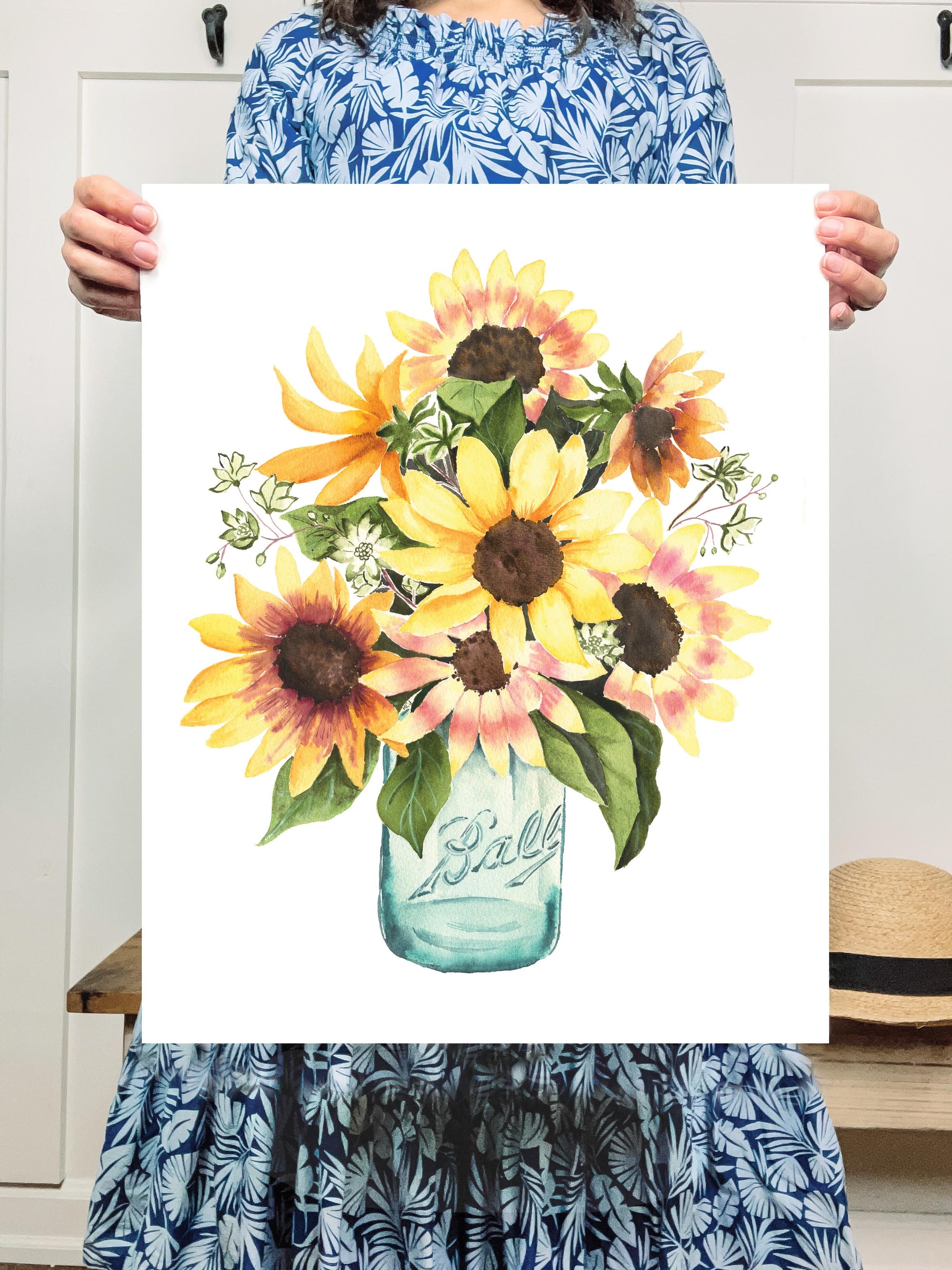 Sunflowers for Lauren Art Print