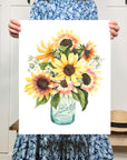 Sunflowers for Lauren Art Print
