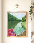 Paddle Boats at Tomlinson Run State Park Art Print
