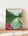 Paddle Boats at Tomlinson Run State Park Art Print