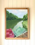Paddle Boats at Tomlinson Run State Park Art Print