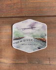 Misty New River Gorge Sticker
