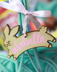 Blank Wooden Bunny Tags
