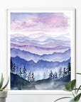 Blue Ridge Mountain Art Print