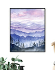 Blue Ridge Mountain Art Print