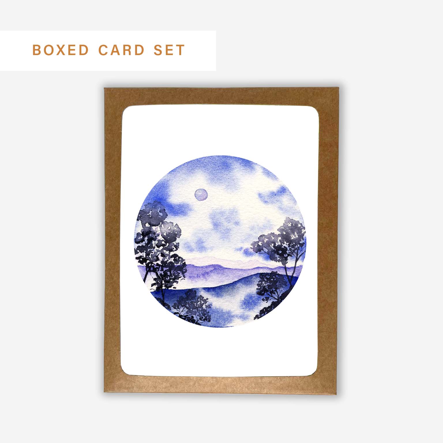 Blue Moon Over Appalachia Boxed Set of 8 | Greeting Cards