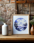 Blue Moon Over Appalachia Art Print