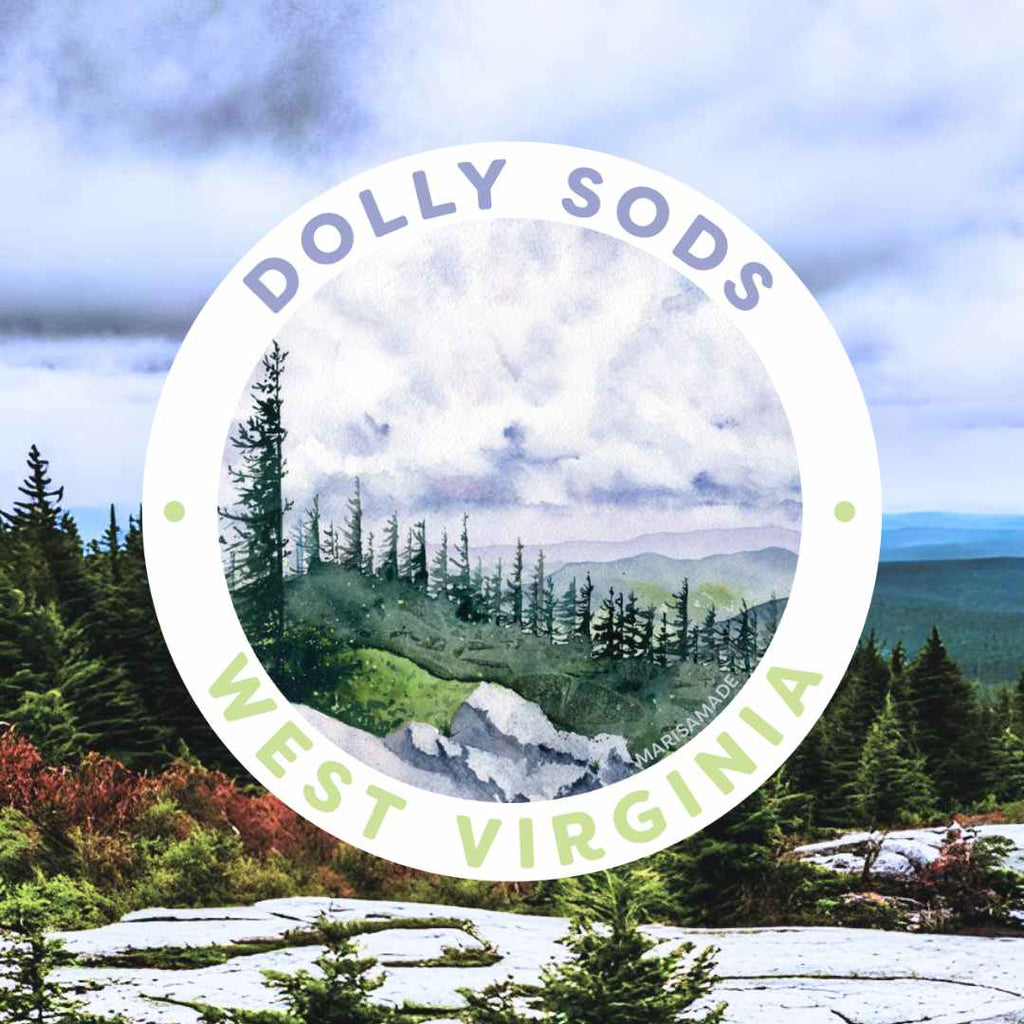 Dolly Sods WV Sticker – MarisaMade