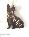 Pre-Order French Bulldog Ornament | Personalized Wooden Ornament