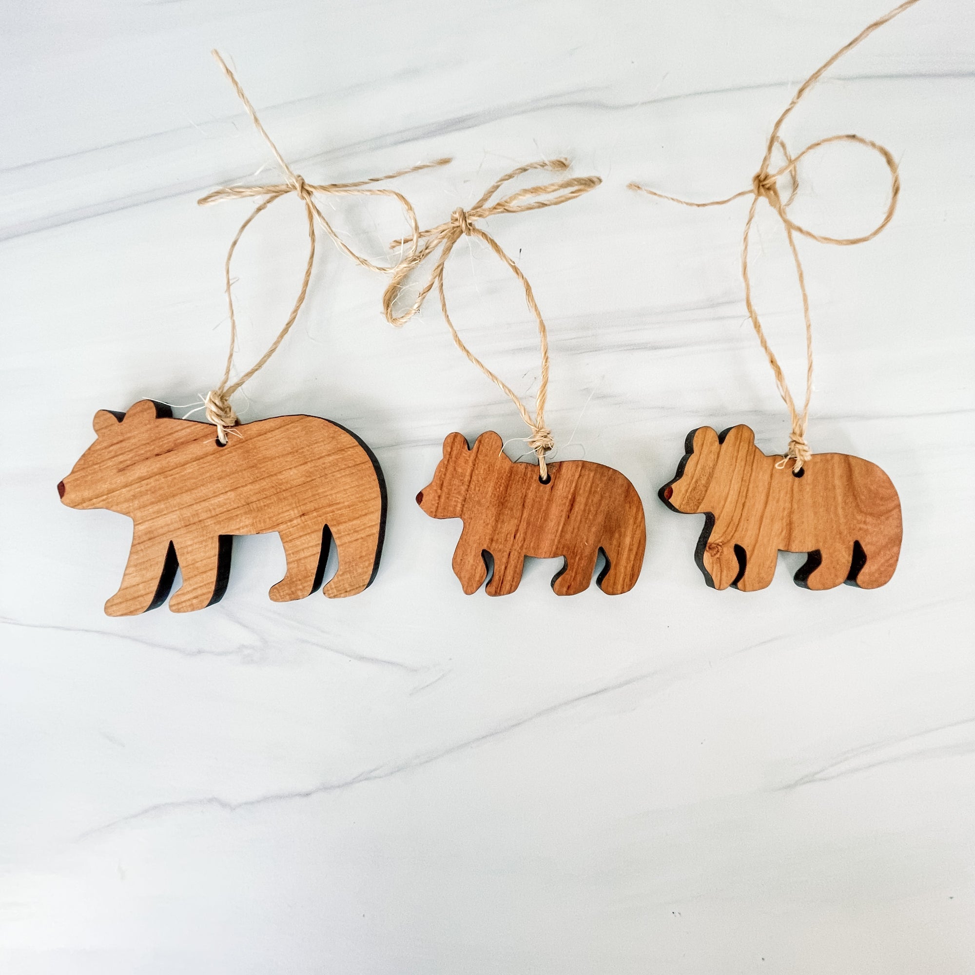 Big Bear Ornament | Personalized Wooden Ornament