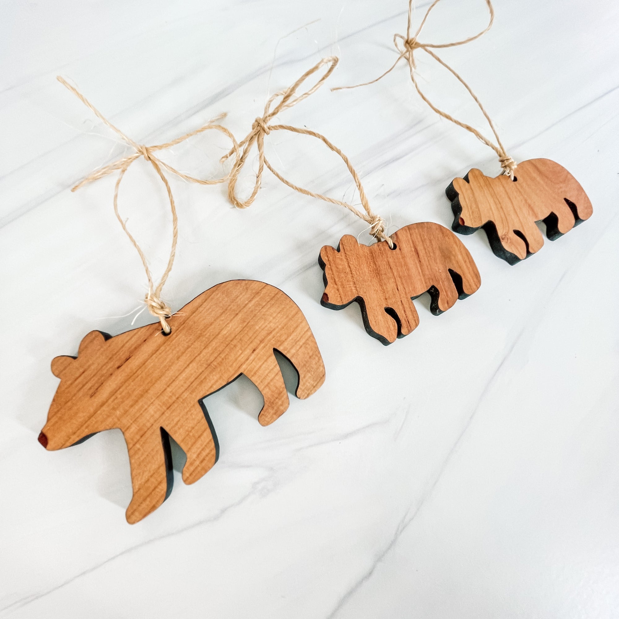 Big Bear Ornament | Personalized Wooden Ornament