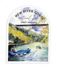 New River Gorge National Park Rafting Sticker