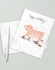 Happy Birthday Piglet Card