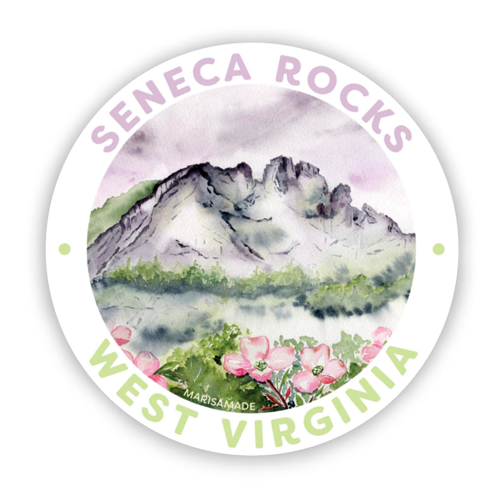 Seneca Rocks Sticker – MarisaMade