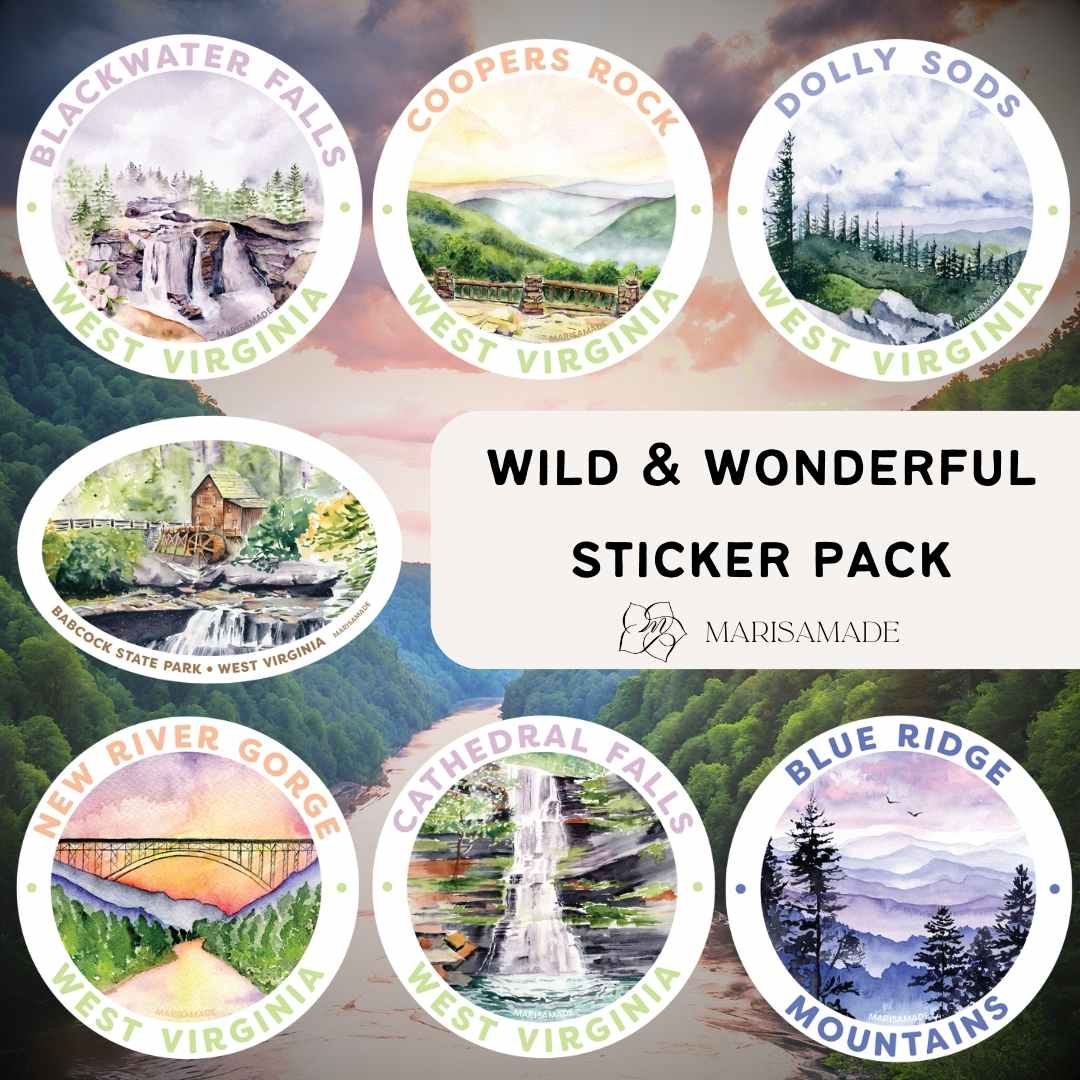 Wild &amp; Wonderful Sticker Pack of 7