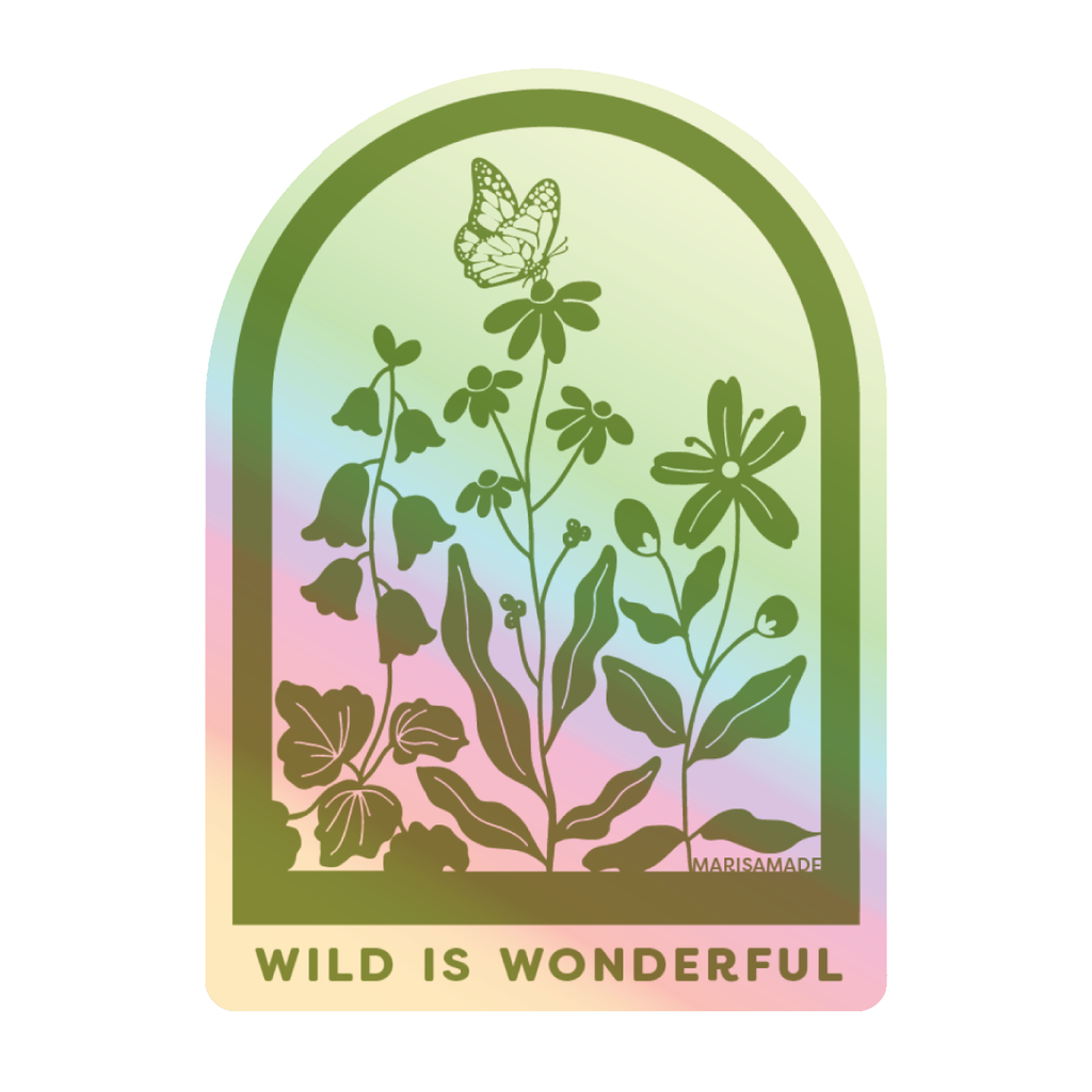 Wild is Wonderful Sticker – MarisaMade