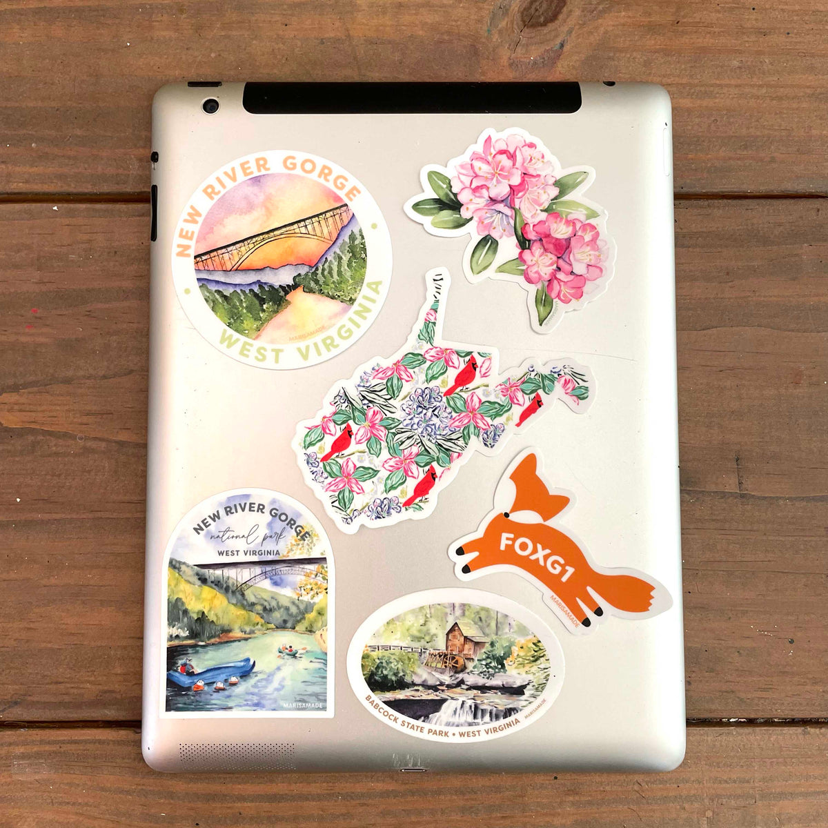 River Printable Sticker New River Gorge National Park Rafting Sticker – MarisaMade