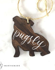 Pre-Order Pug Ornament | Personalized Wooden Ornament