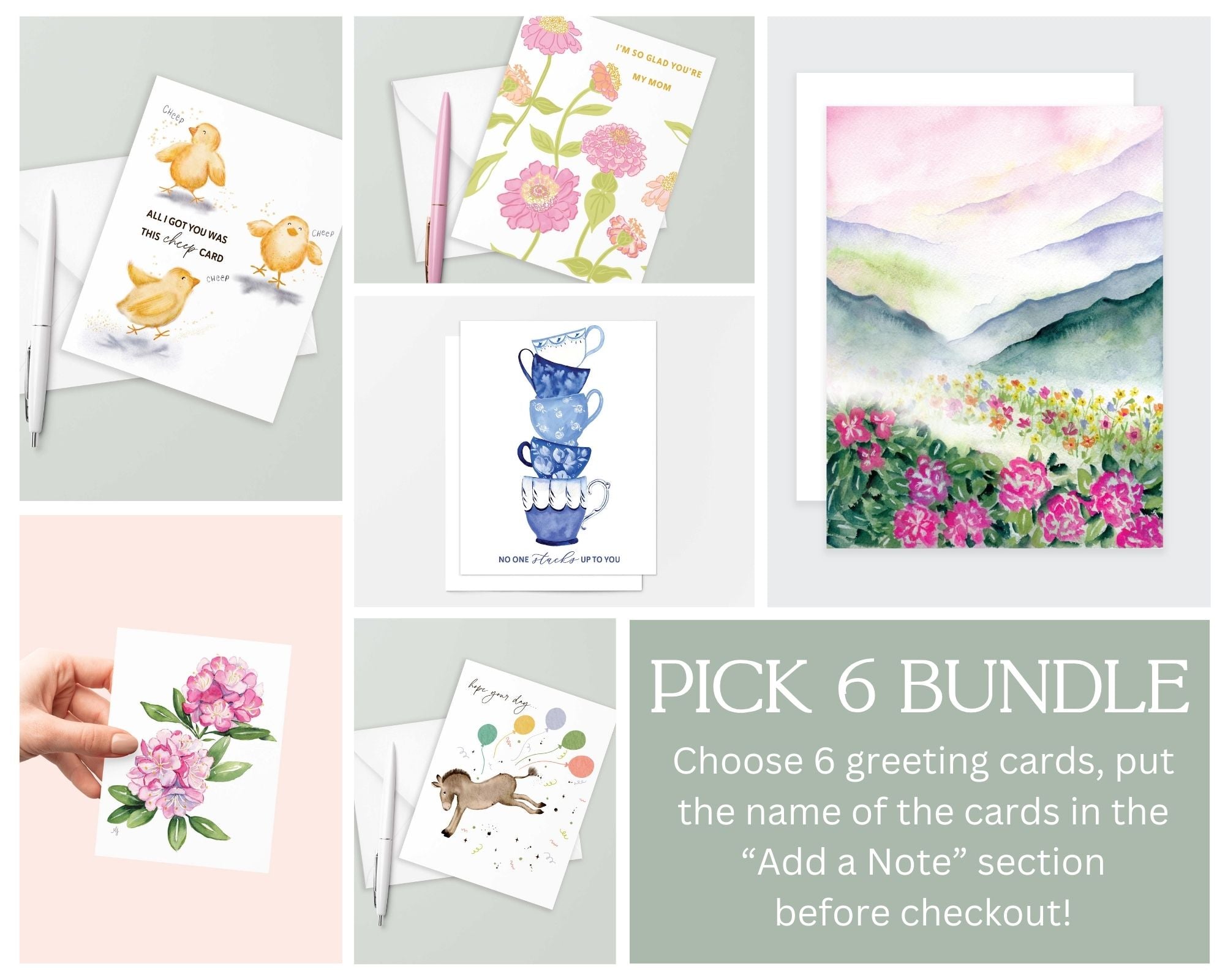 Mix Match Card Bundle MarisaMade