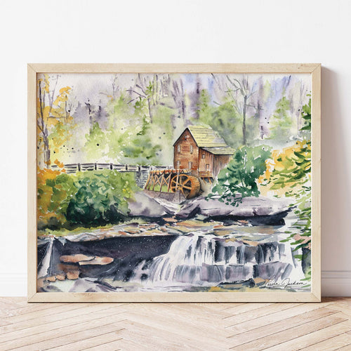 Babcock State Park Art Print WV