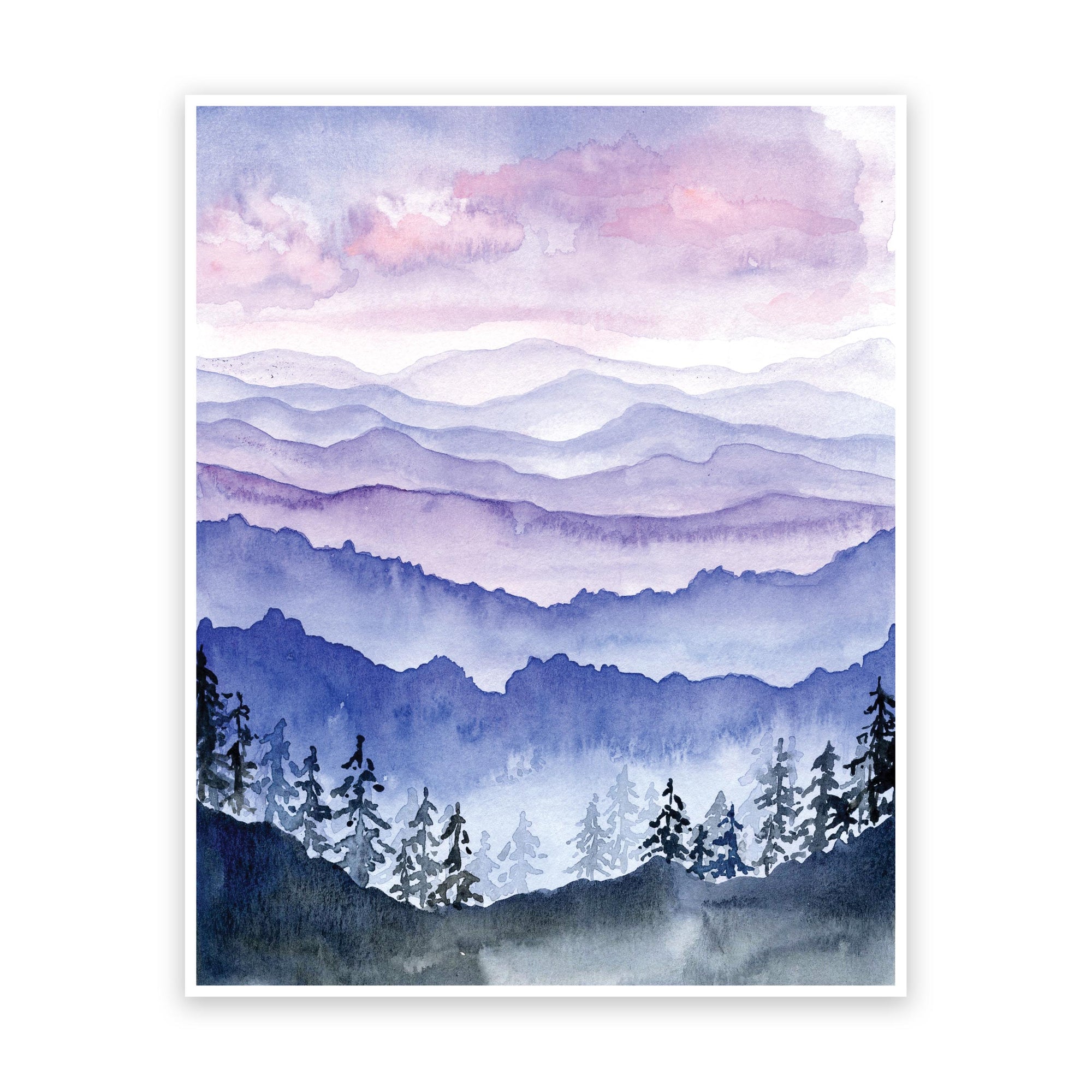 Blue Ridge Mountain Art Print