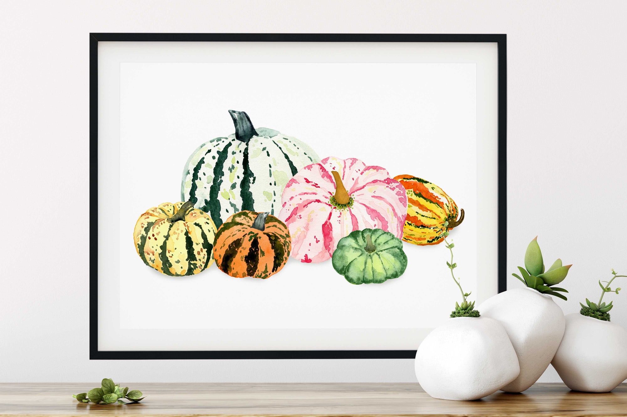 Gorgeous Gourds Art Print