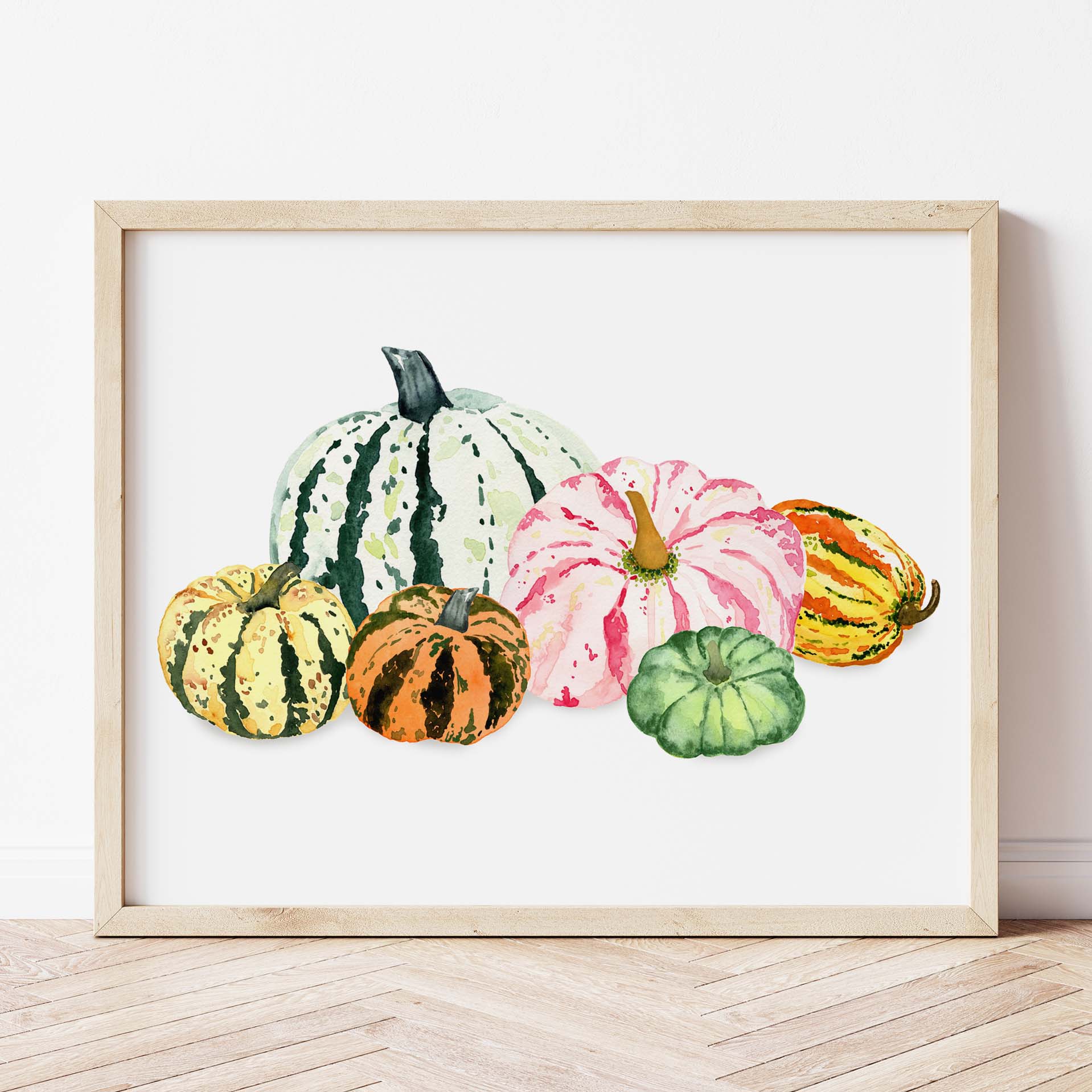 Gorgeous Gourds Art Print