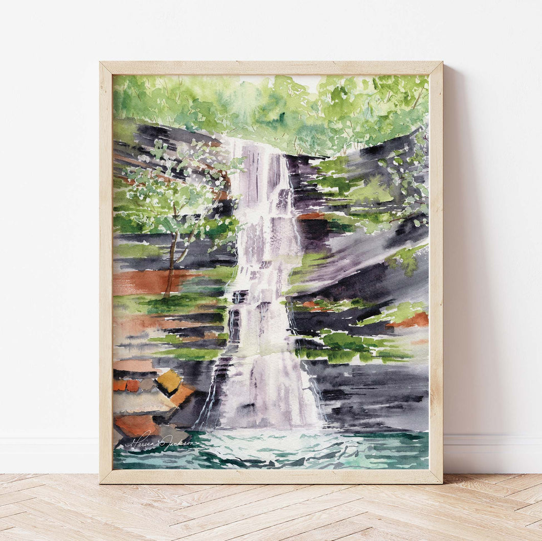 Cathedral Falls WV Art Print