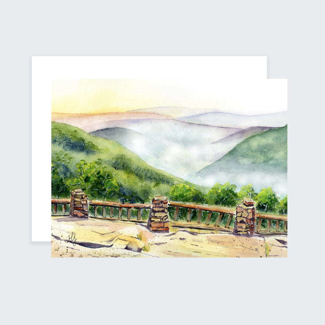 Coopers Rock State Forest WV Card