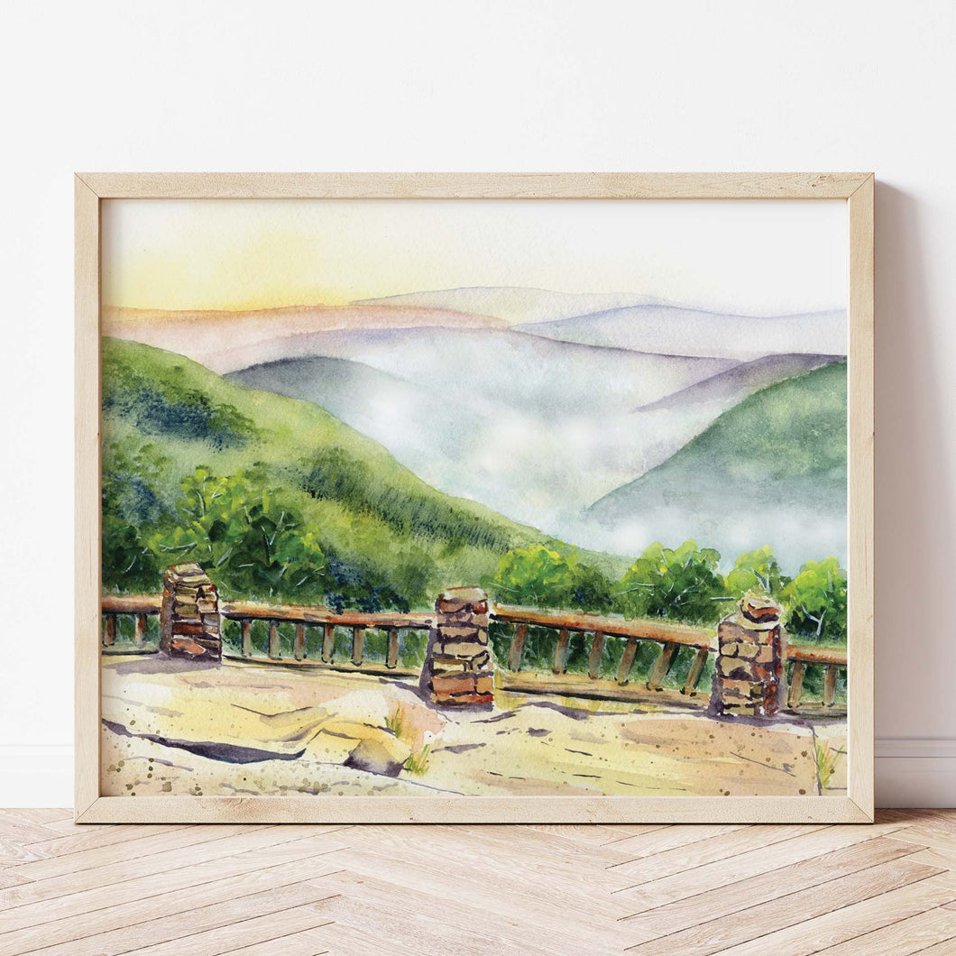 Coopers Rock State Forest WV Art Print