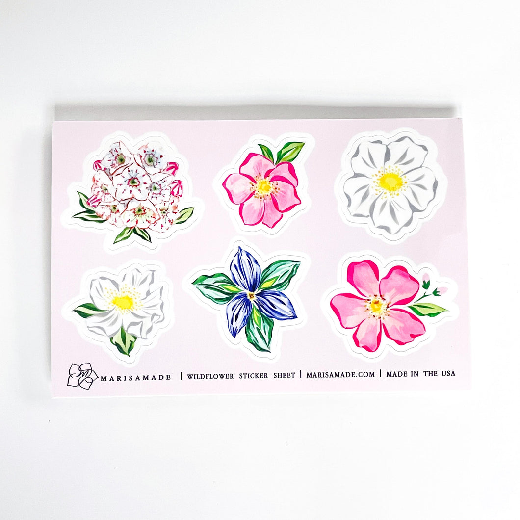 Wildflower Sticker Sheet
