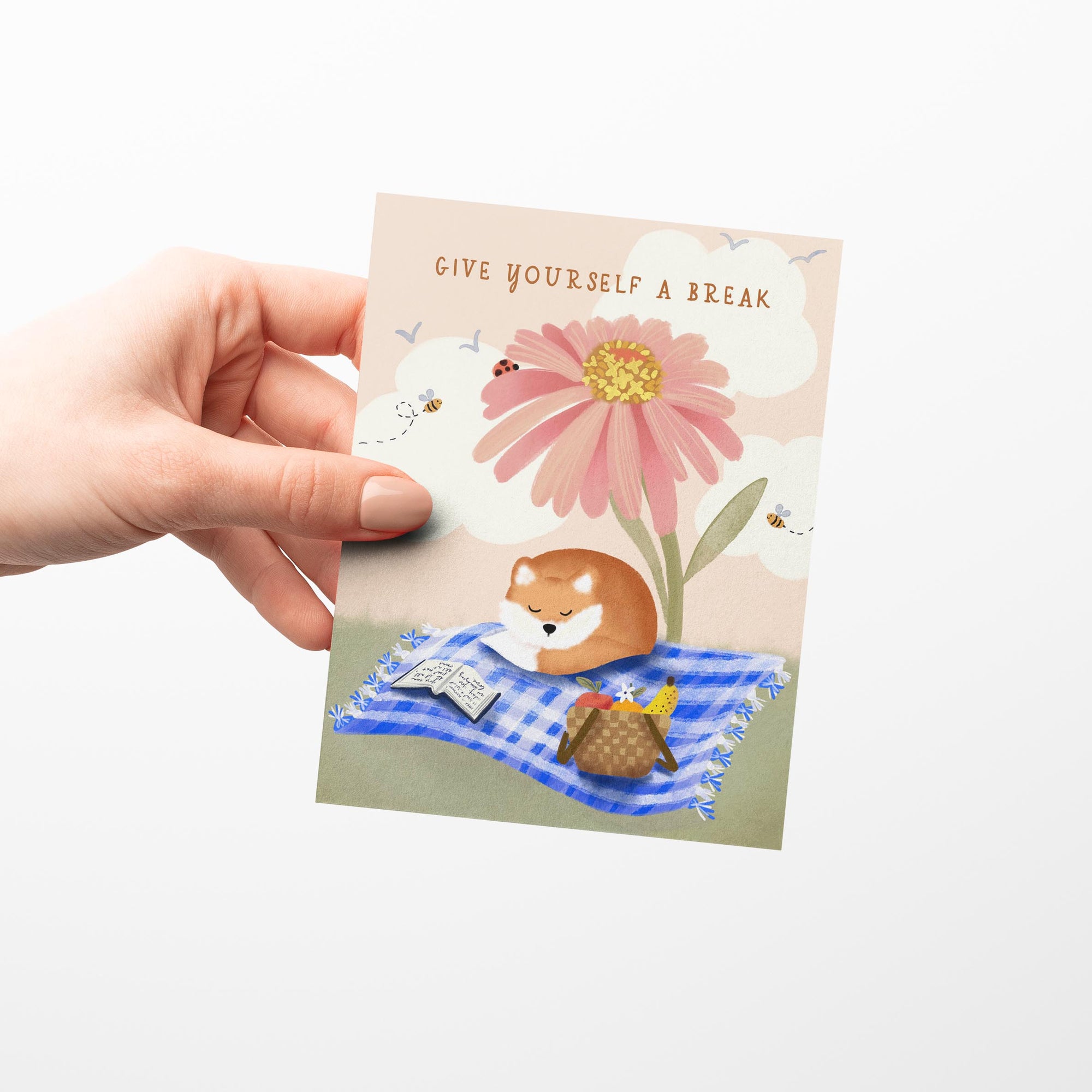 Give Yourself A Break Encouragement Card
