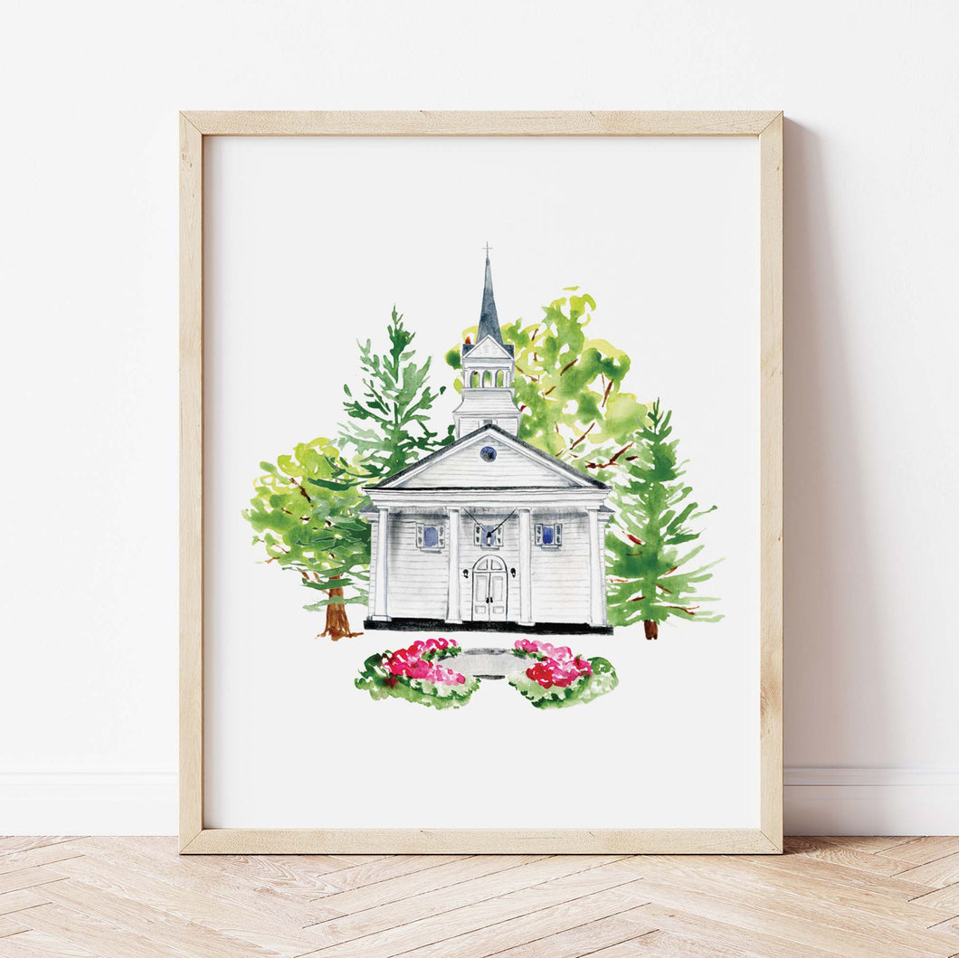 The Chapel, WV Art Print