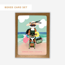 Load image into Gallery viewer, Sending Happy Thoughts Fox Boxed Set of 8 | Greeting Cards
