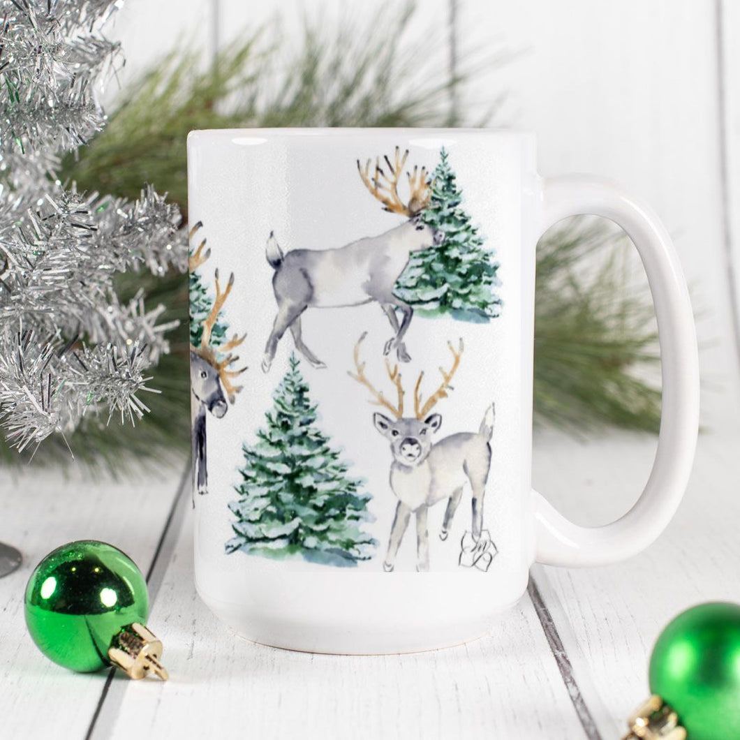 Reindeer Forest Mug