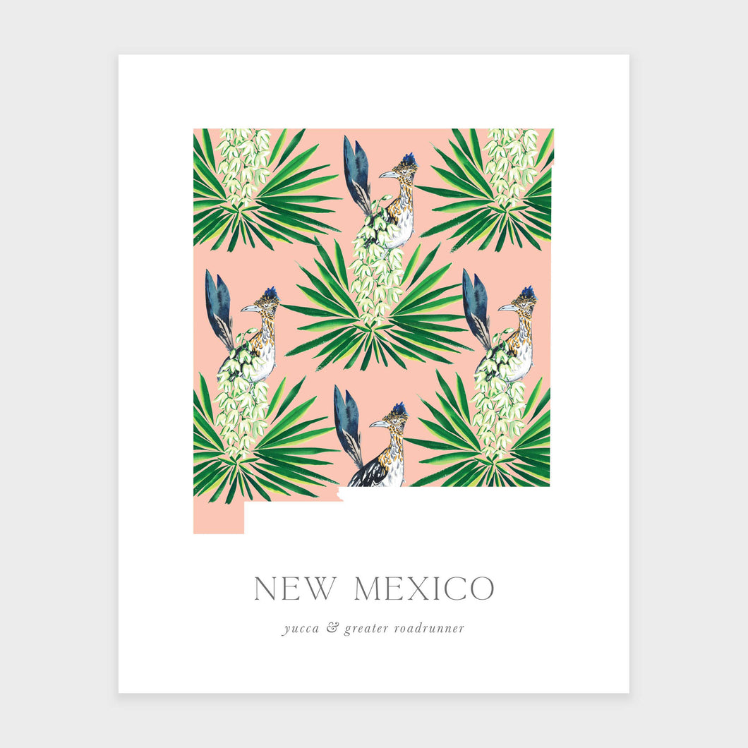 New Mexico State Flower Art Print