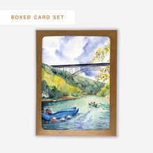 Load image into Gallery viewer, New River Gorge Rafting Boxed Set of 8 | Greeting Cards
