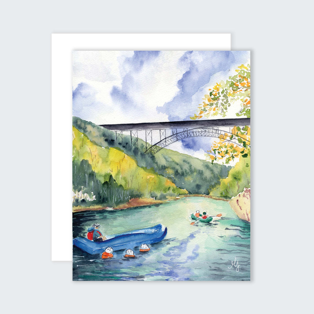 New River Gorge National Park Rafting WV Card