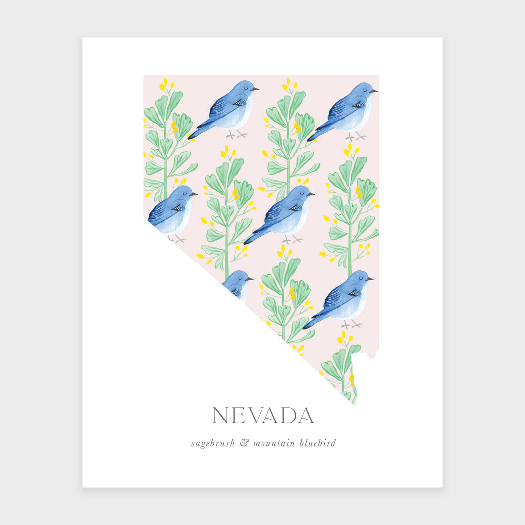 Nevada State Flower Art Print