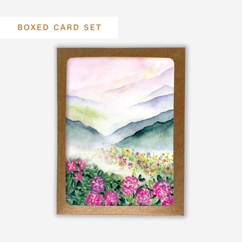 Rhododendron Mountain Boxed Set of 8 | Greeting Cards